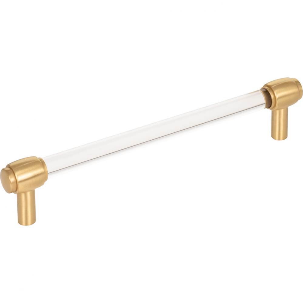 160 mm Center-to-Center Brushed Gold Carmen Cabinet Bar Pull