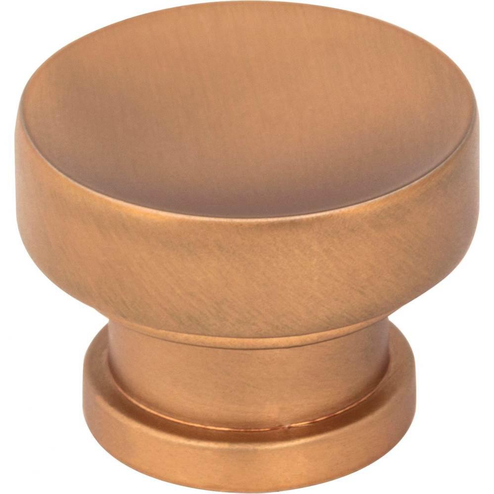 1-1/4'' Diameter Satin Bronze Elara Cabinet Knob