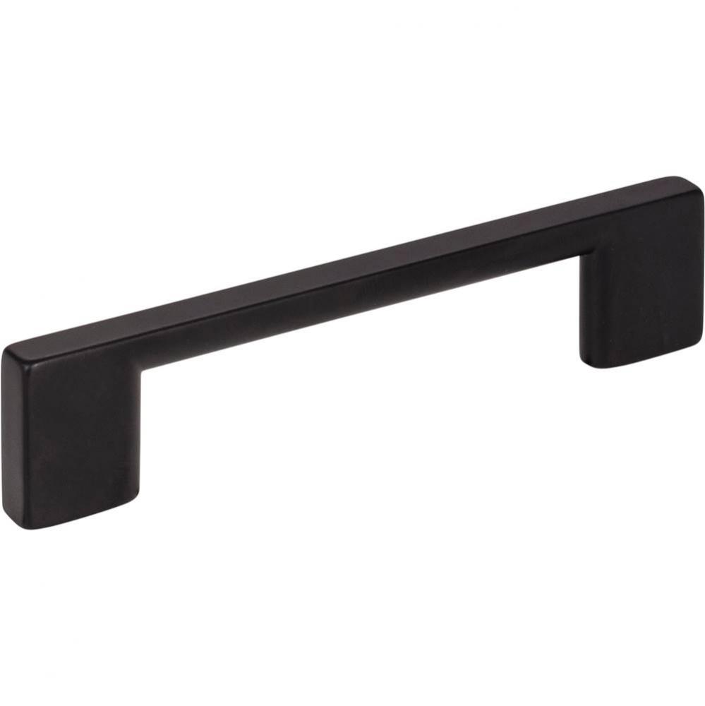 96 mm Center-to-Center Matte Black Square Sutton Cabinet Bar Pull