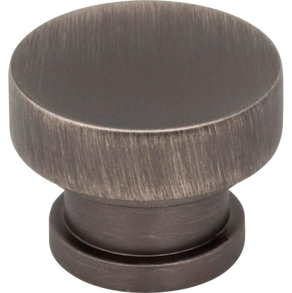 1-1/4'' Diameter Brushed Pewter Elara Cabinet Knob