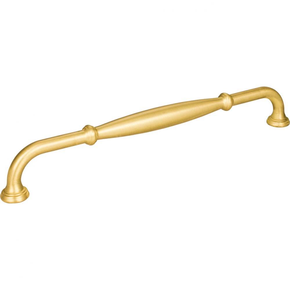 12'' Center-to-Center Brushed Gold Tiffany Appliance Handle