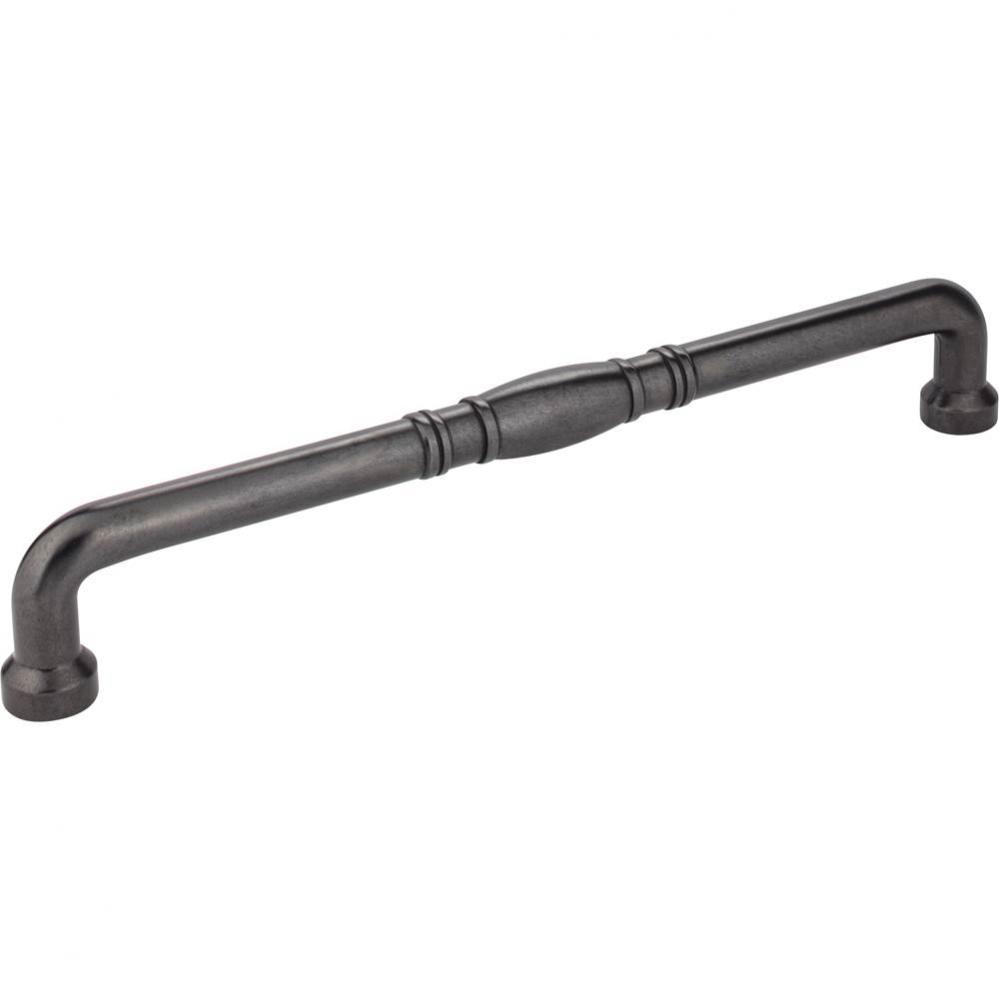 12'' Center-to-Center Gun Metal Durham Appliance Handle