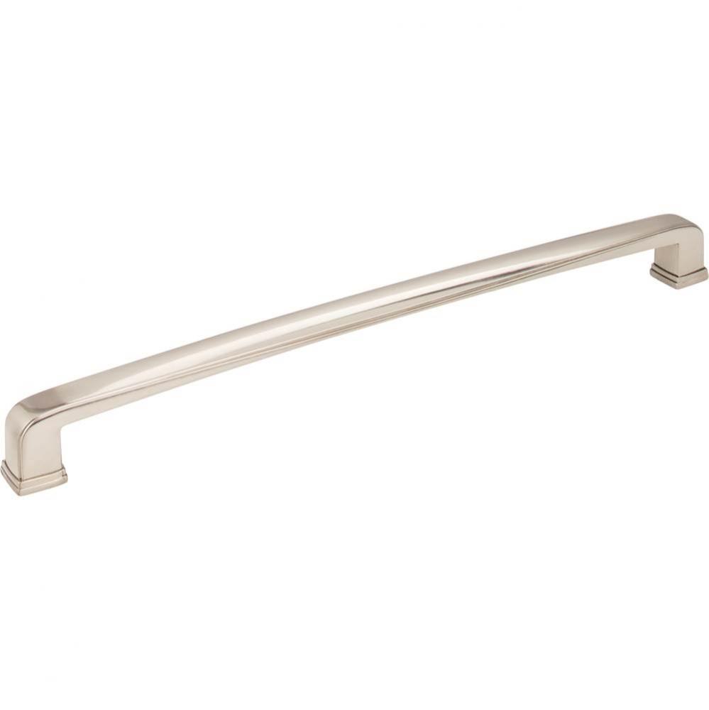 12'' Center-to-Center Satin Nickel Square Milan 1 Appliance Handle