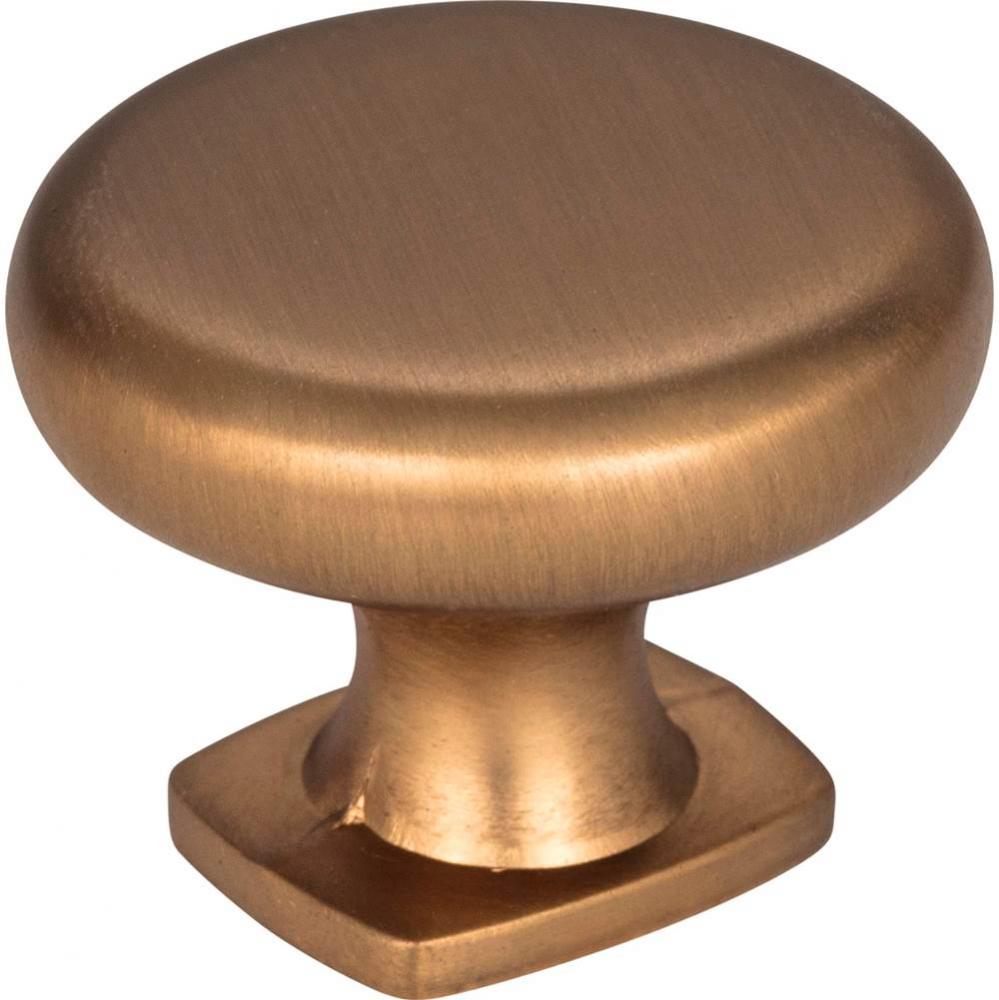 1-3/8'' Diameter Satin Bronze Belcastel 1 Cabinet Knob