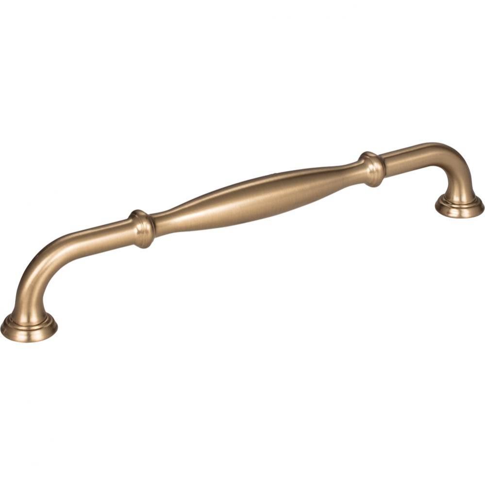 192 mm Center-to-Center Satin Bronze Tiffany Cabinet Pull