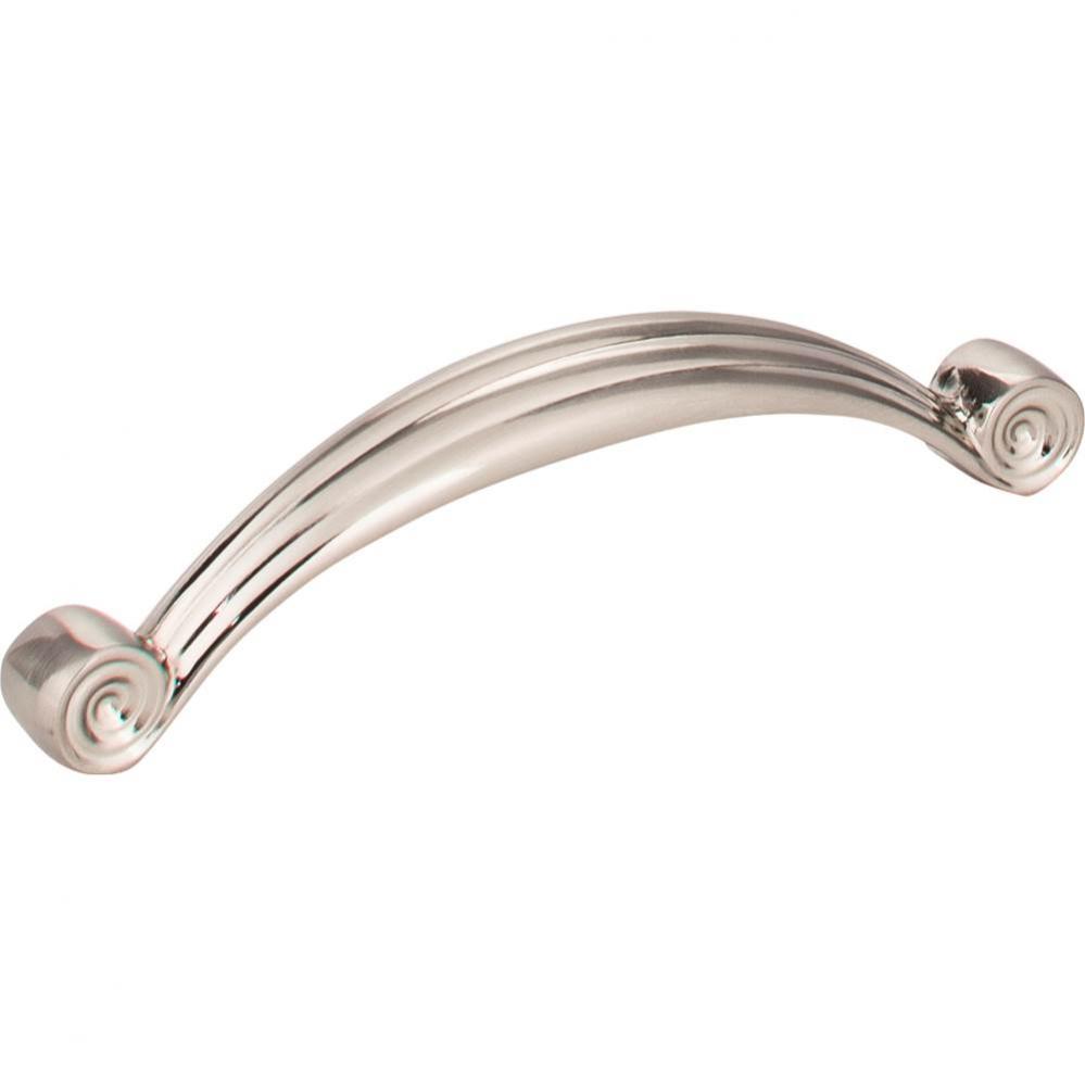 96 mm Center-to-Center Satin Nickel Lille Cabinet Pull