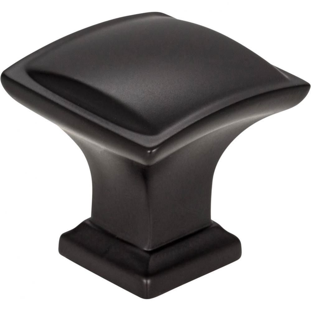 1-1/4'' Overall Length Matte Black Square Annadale Cabinet Knob