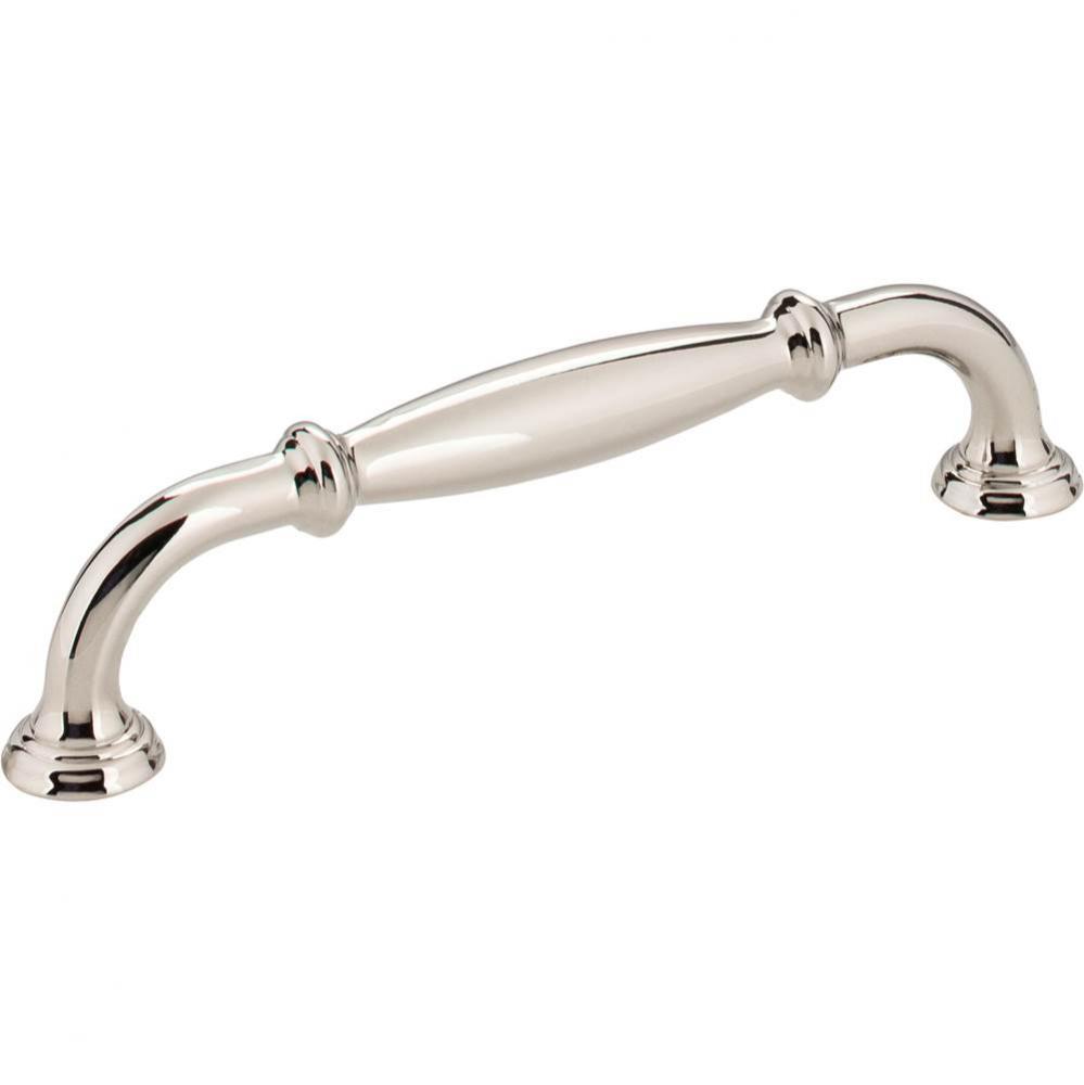 128 mm Center-to-Center Polished Nickel Tiffany Cabinet Pull