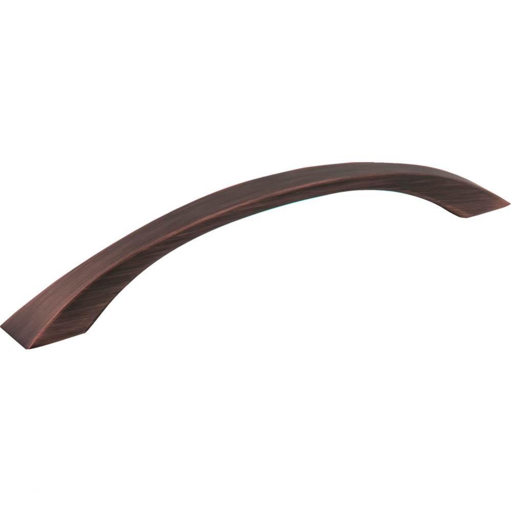 160 mm Center-to-Center Brushed Oil Rubbed Bronze Flared Philip Cabinet Pull