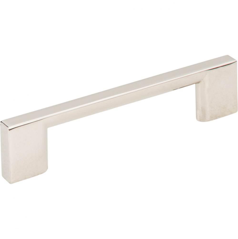 96 mm Center-to-Center Polished Nickel Square Sutton Cabinet Bar Pull