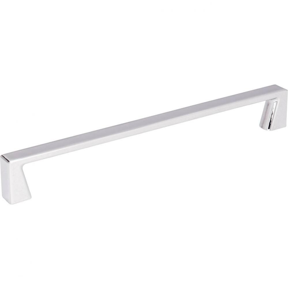 192 mm Center-to-Center Polished Chrome Square Boswell Cabinet Pull