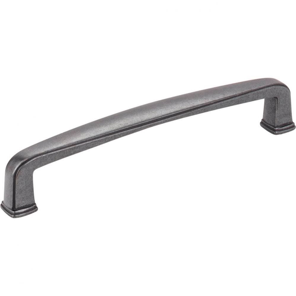 128 mm Center-to-Center Gun Metal Square Milan 1 Cabinet Pull