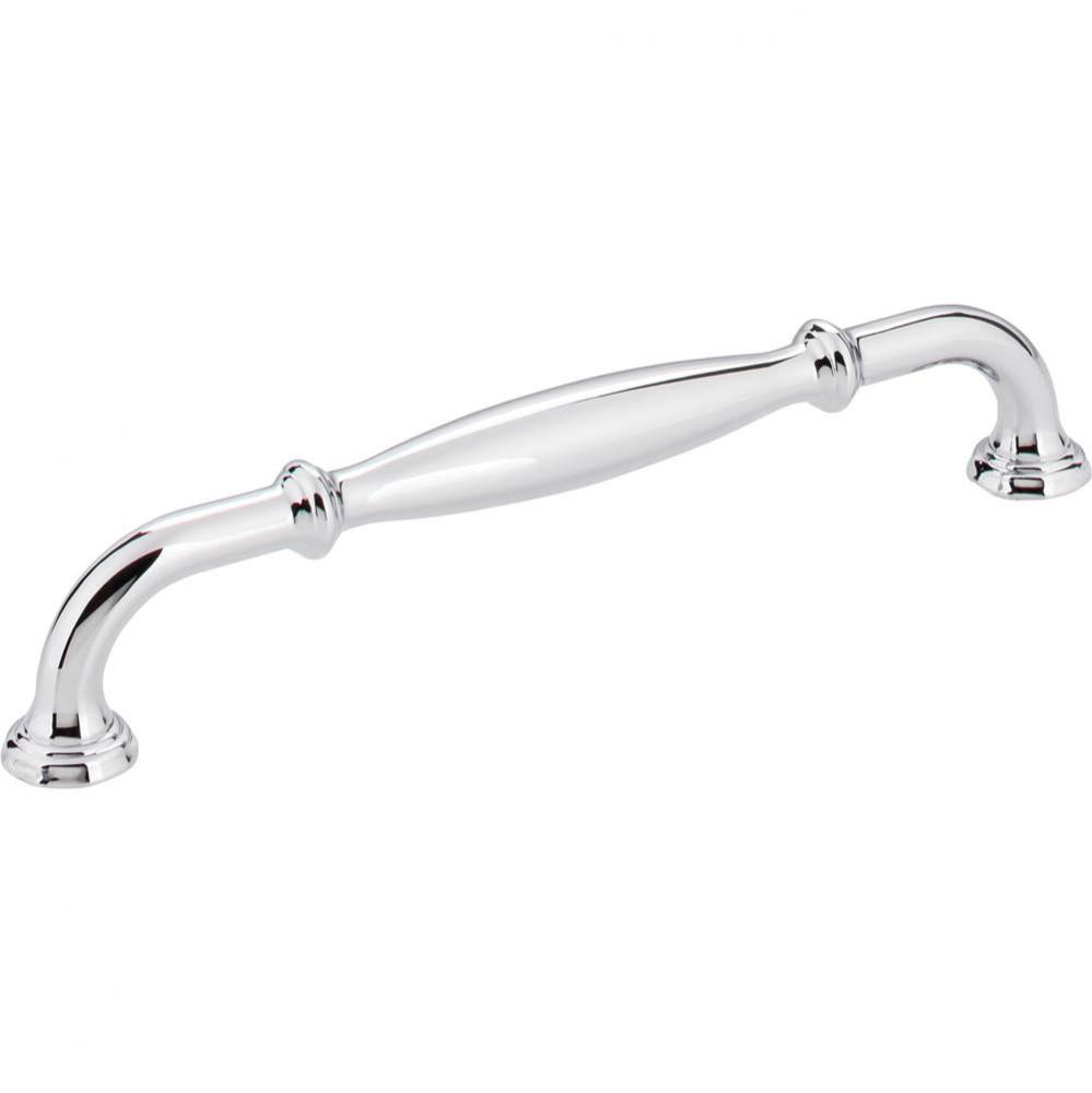 160 mm Center-to-Center Polished Chrome Tiffany Cabinet Pull