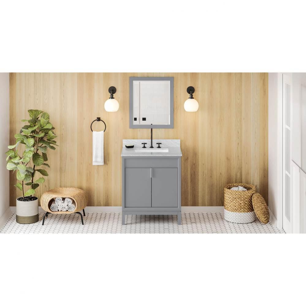 30'' Grey Theodora Vanity