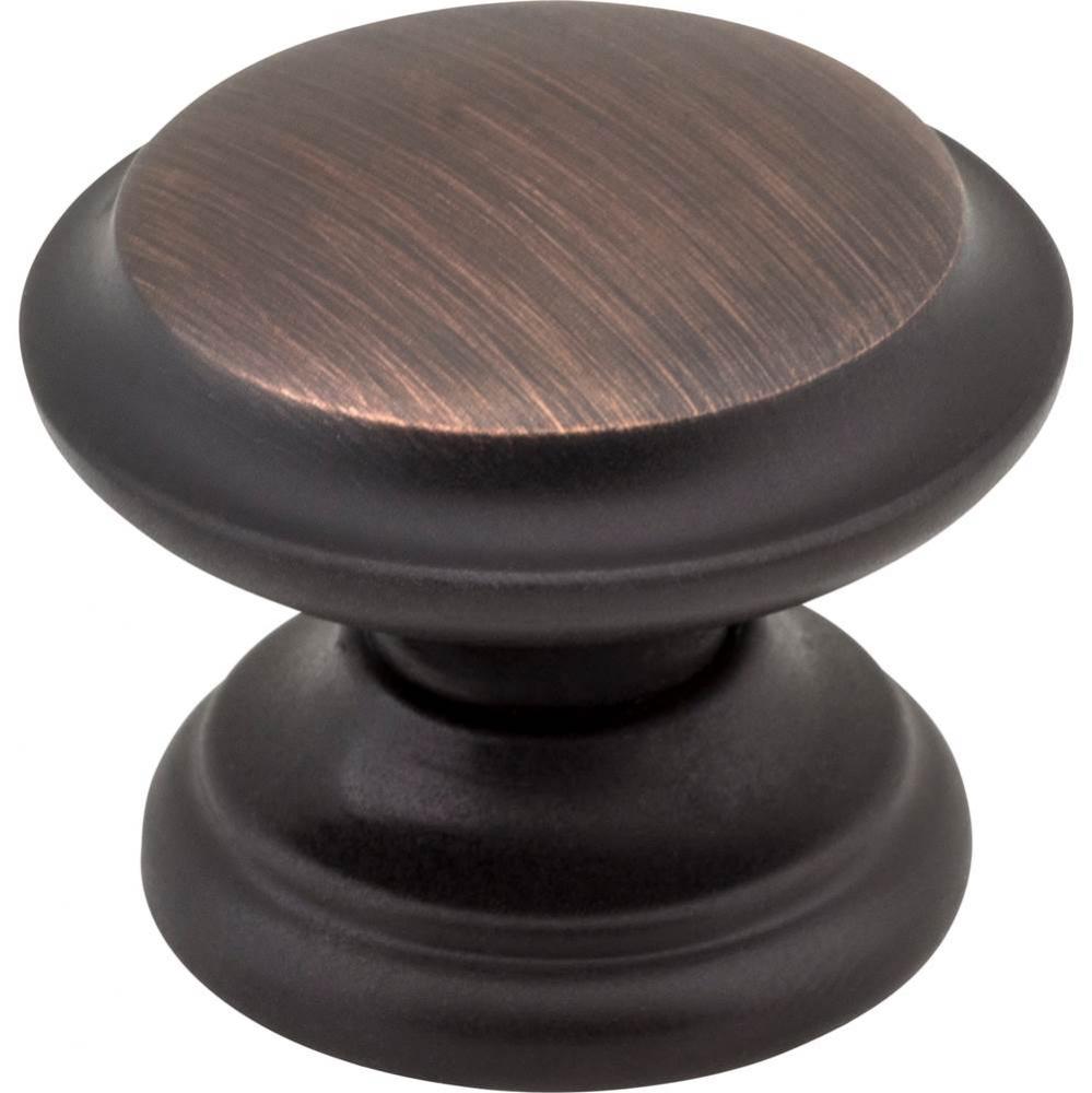 1-3/8'' Diameter Brushed Oil Rubbed Bronze Cordova Cabinet Knob