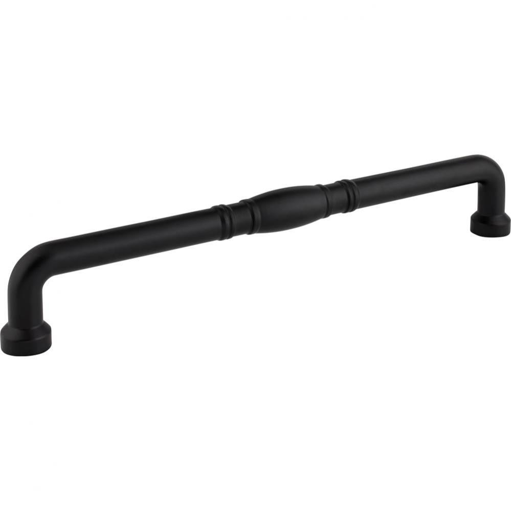 12'' Center-to-Center Matte Black Durham Appliance Handle