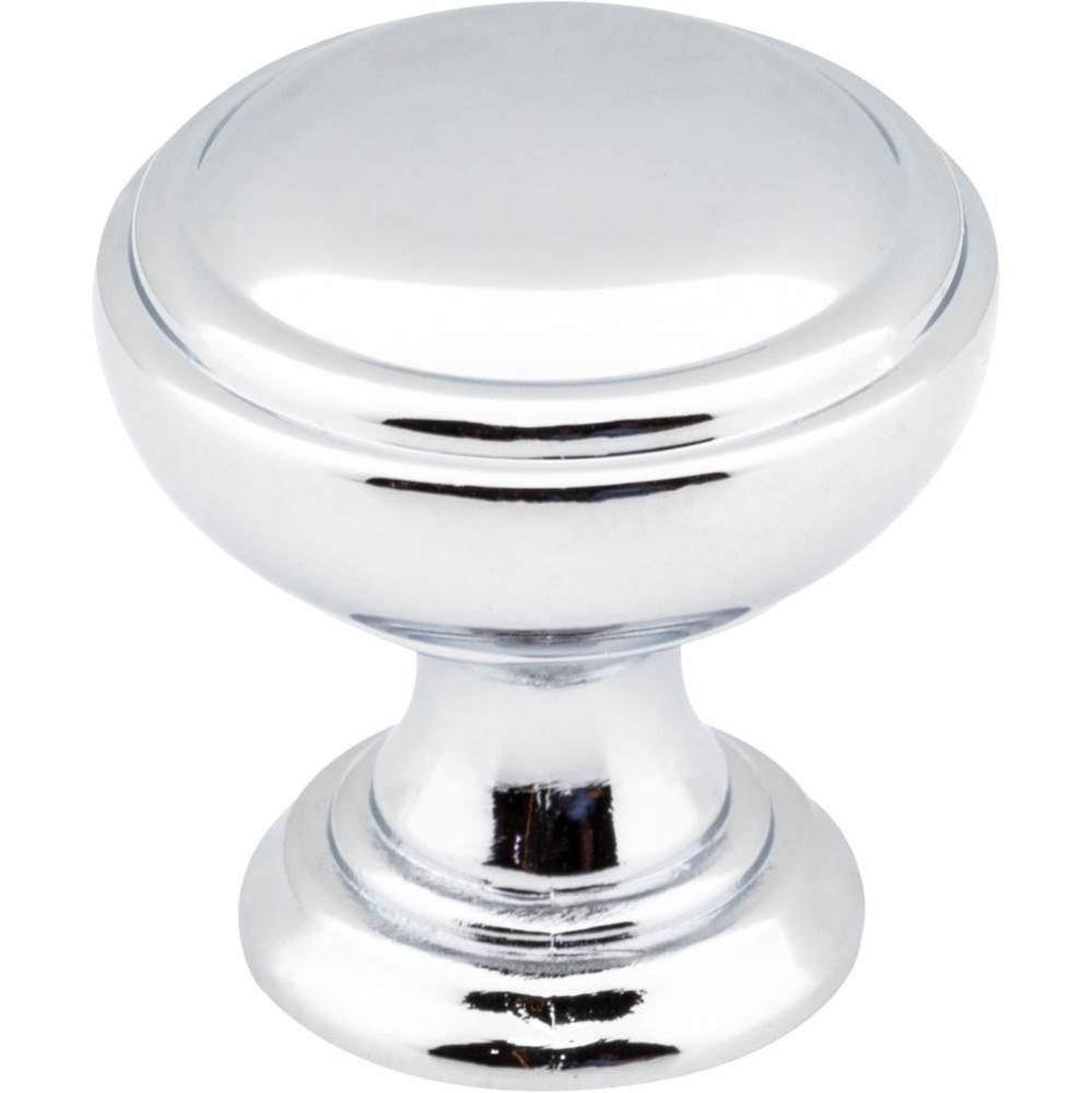 1-1/4'' Diameter Polished Chrome Tiffany Cabinet Knob