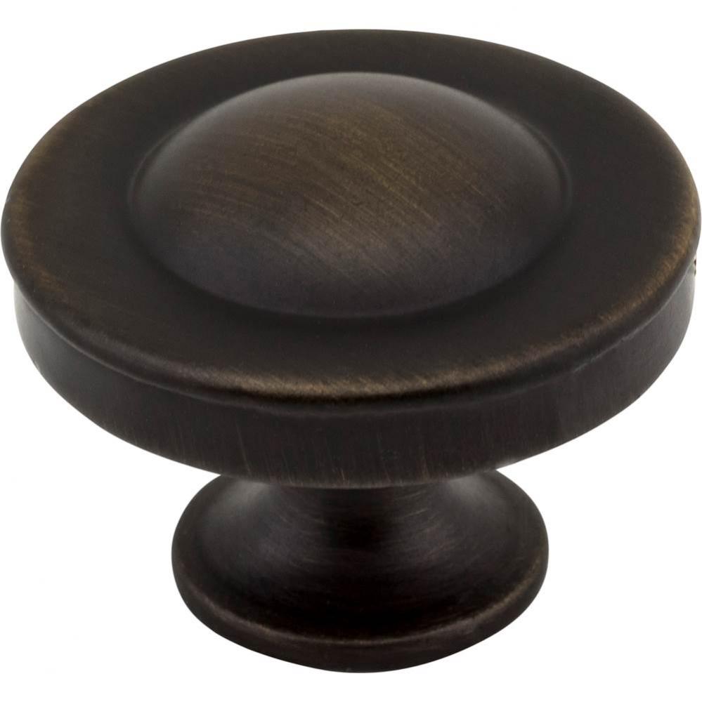 1-1/4'' Diameter Antique Brushed Satin Brass Cordova Cabinet Knob