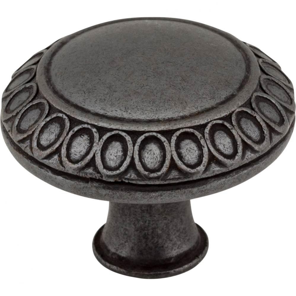 1-3/8'' Overall Length  Gun Metal Symphony Cabinet Knob