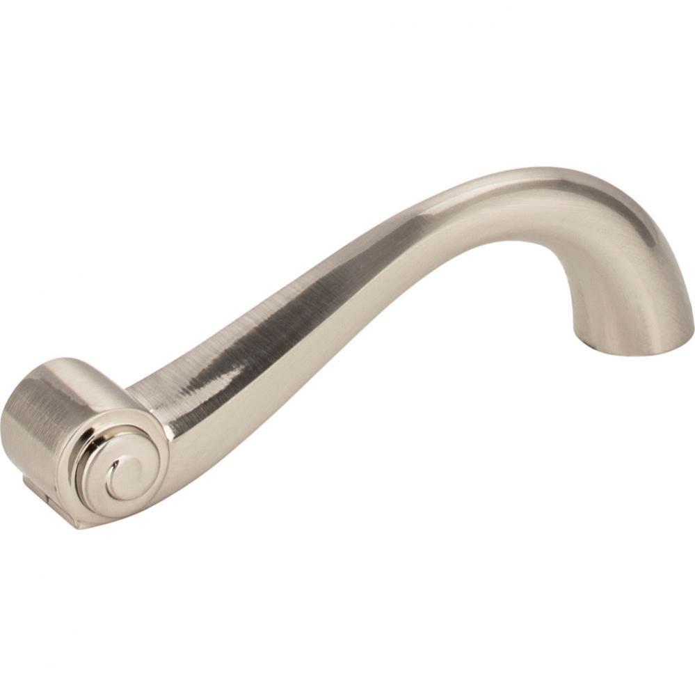 96 mm Center-to-Center Satin Nickel Duval Vertical Cabinet Pull