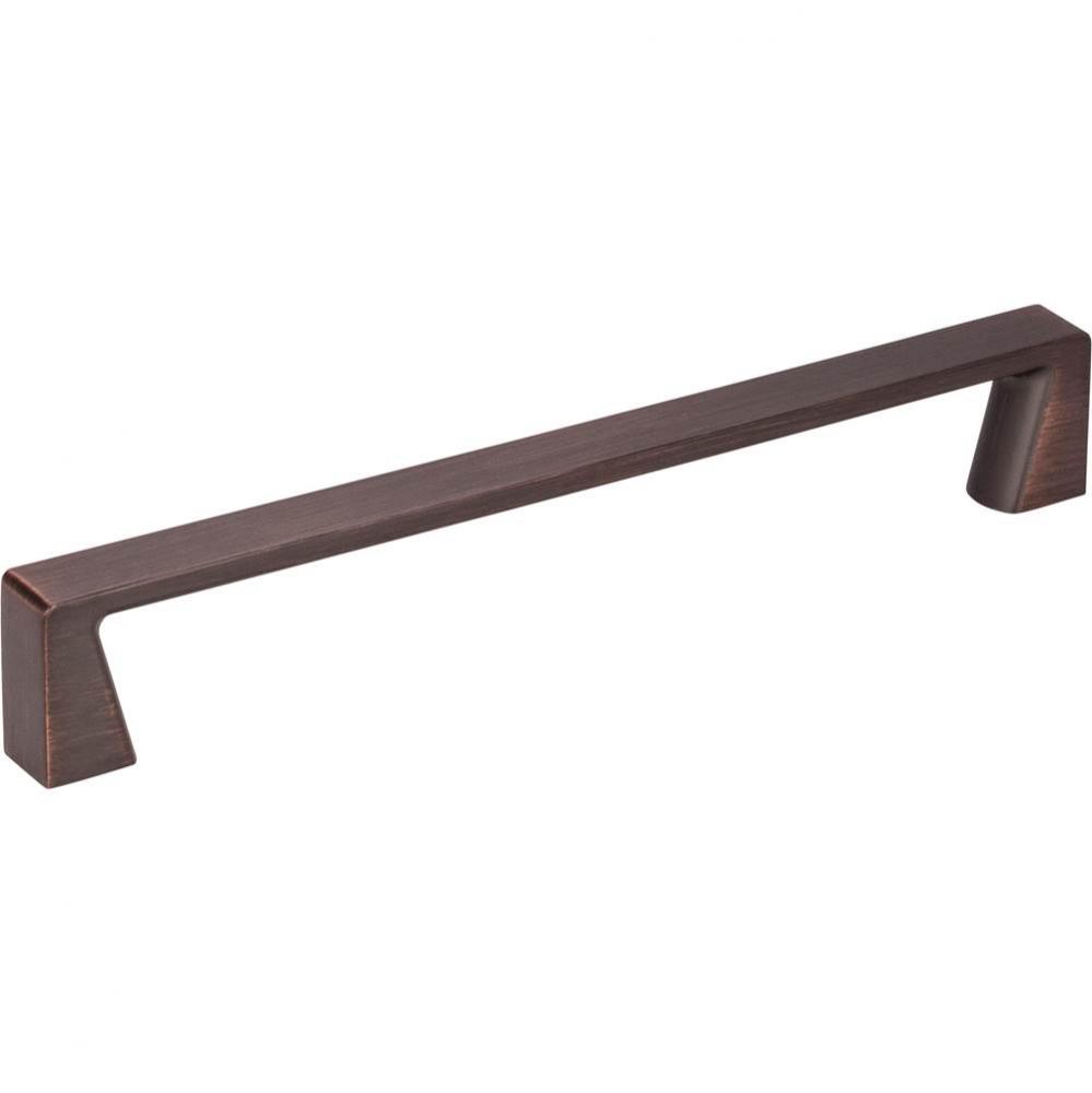 160 mm Center-to-Center Brushed Oil Rubbed Bronze Square Boswell Cabinet Pull