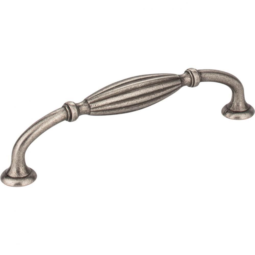 128 mm Center-to-Center Distressed Pewter Glenmore Cabinet Pull