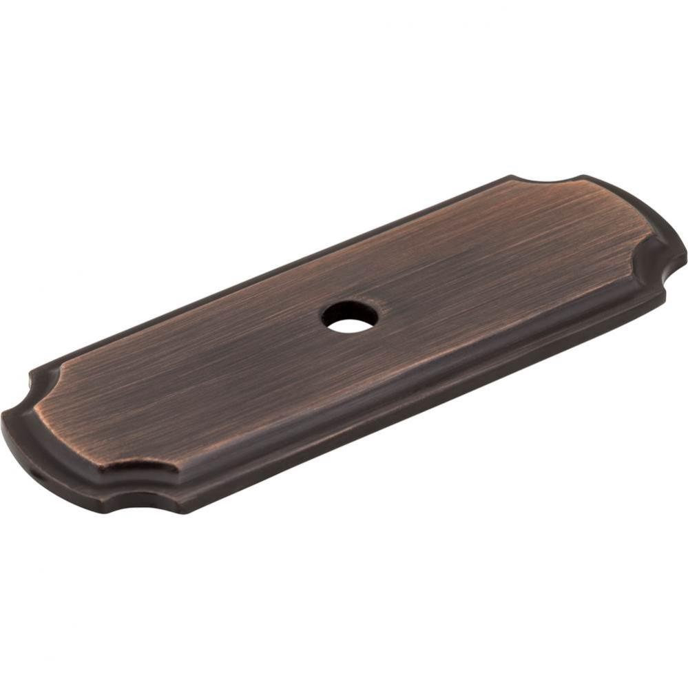 2-13/16'' Brushed Oil Rubbed Bronze Knob Backplate