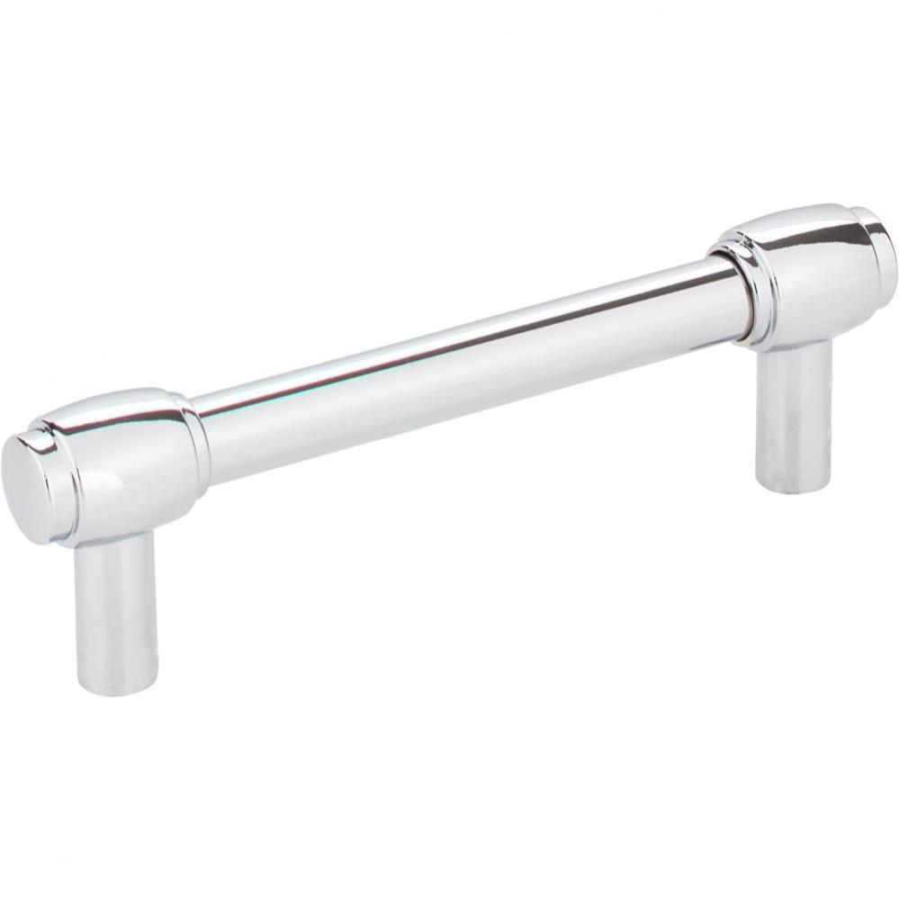 96 mm Center-to-Center Polished Chrome Hayworth Cabinet Bar Pull