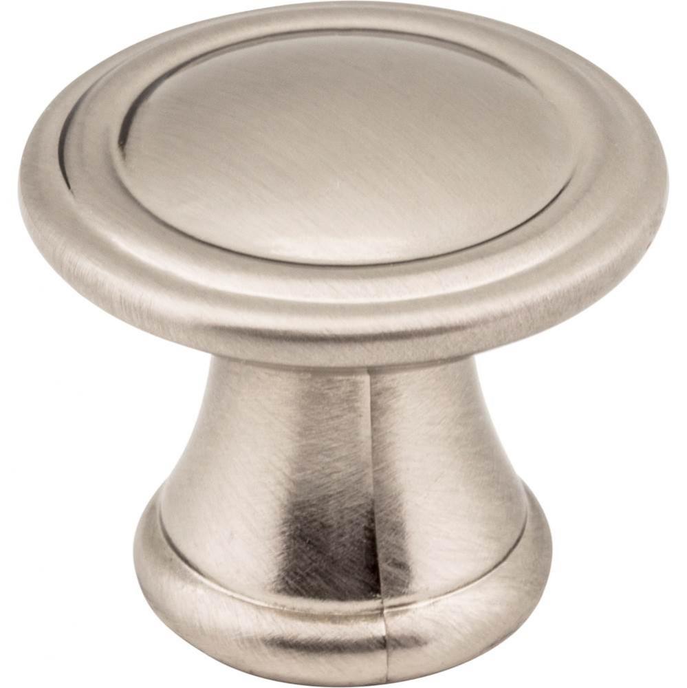 1-3/16'' Diameter Satin Nickel Cordova Cabinet Knob