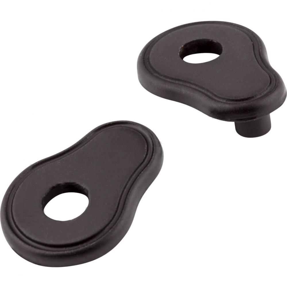 Brushed Oil Rubbed Bronze Pull Escutcheons