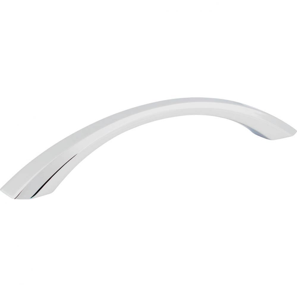 128 mm Center-to-Center Polished Chrome Wheeler Cabinet Pull