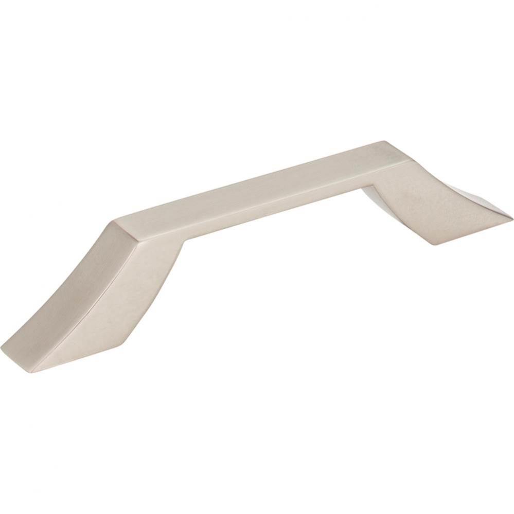 96 mm Center-to-Center Satin Nickel Square Royce Cabinet Pull