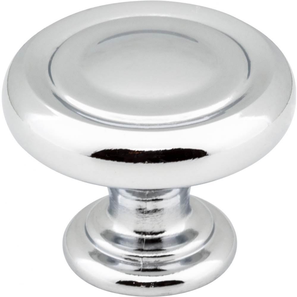 1-1/4'' Diameter Polished Chrome Bremen 1 Cabinet Knob