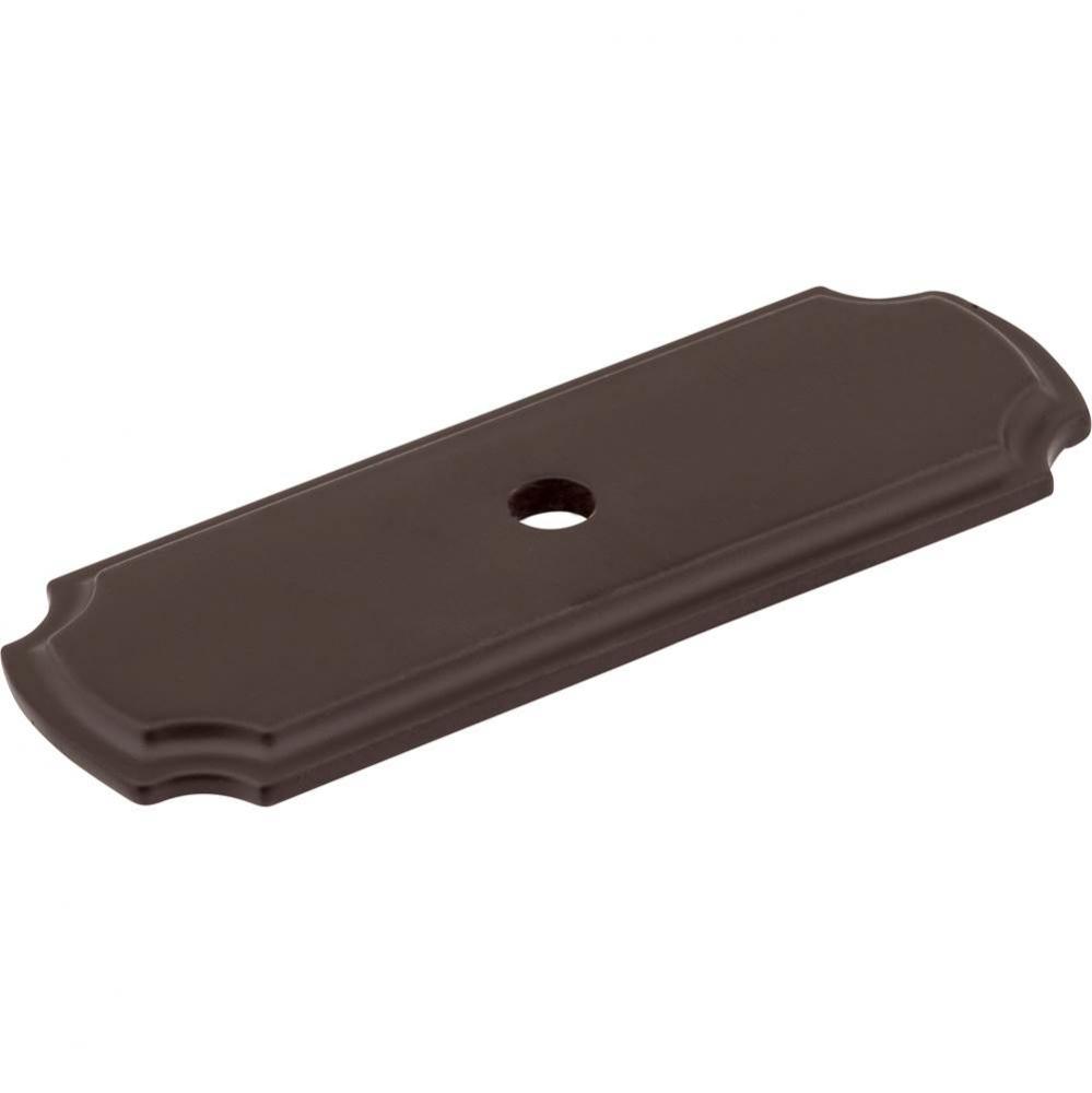 2-13/16'' Dark Bronze Knob Backplate