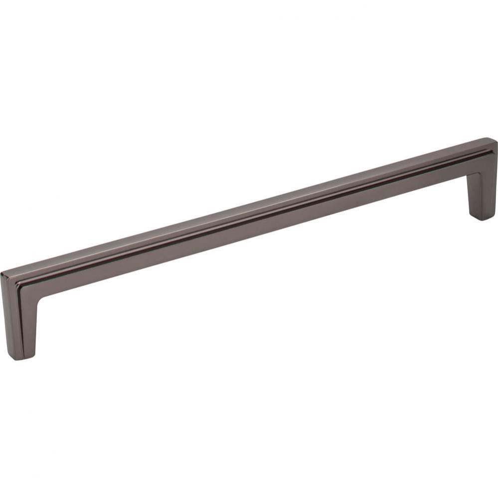 192 mm Center-to-Center Black Nickel Lexa Cabinet Pull