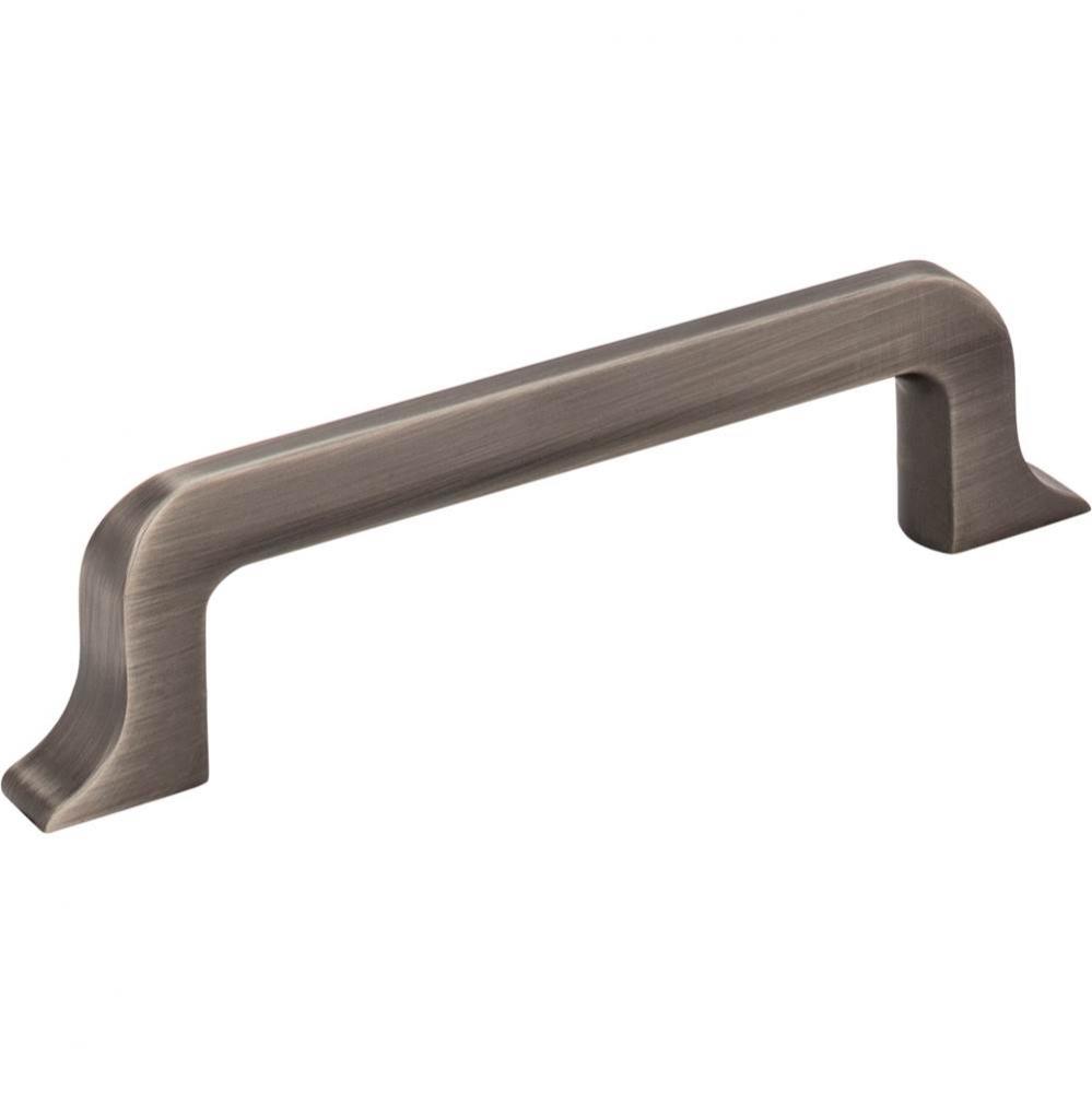 96 mm Center-to-Center Brushed Pewter Callie Cabinet Pull