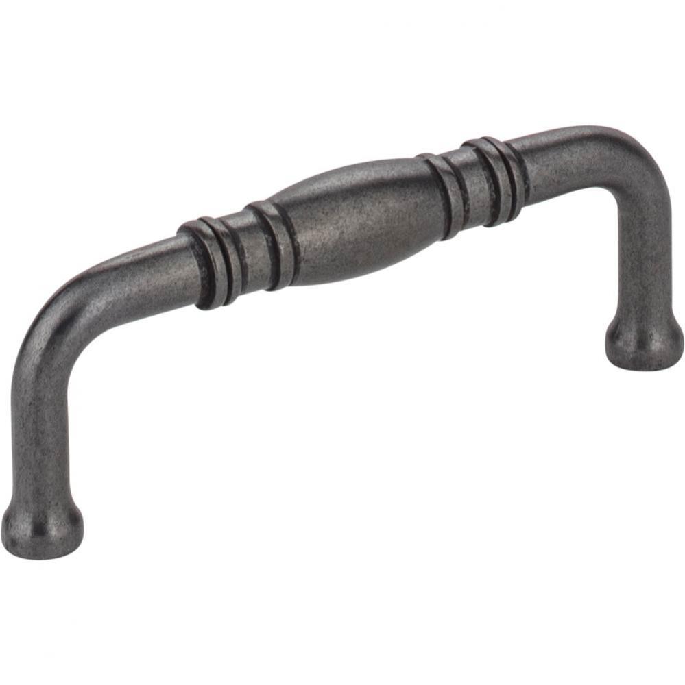 3'' Center-to-Center Gun Metal Durham Cabinet Pull