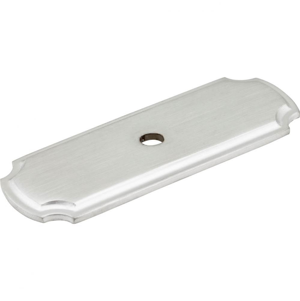 2-13/16'' Brushed Chrome Knob Backplate