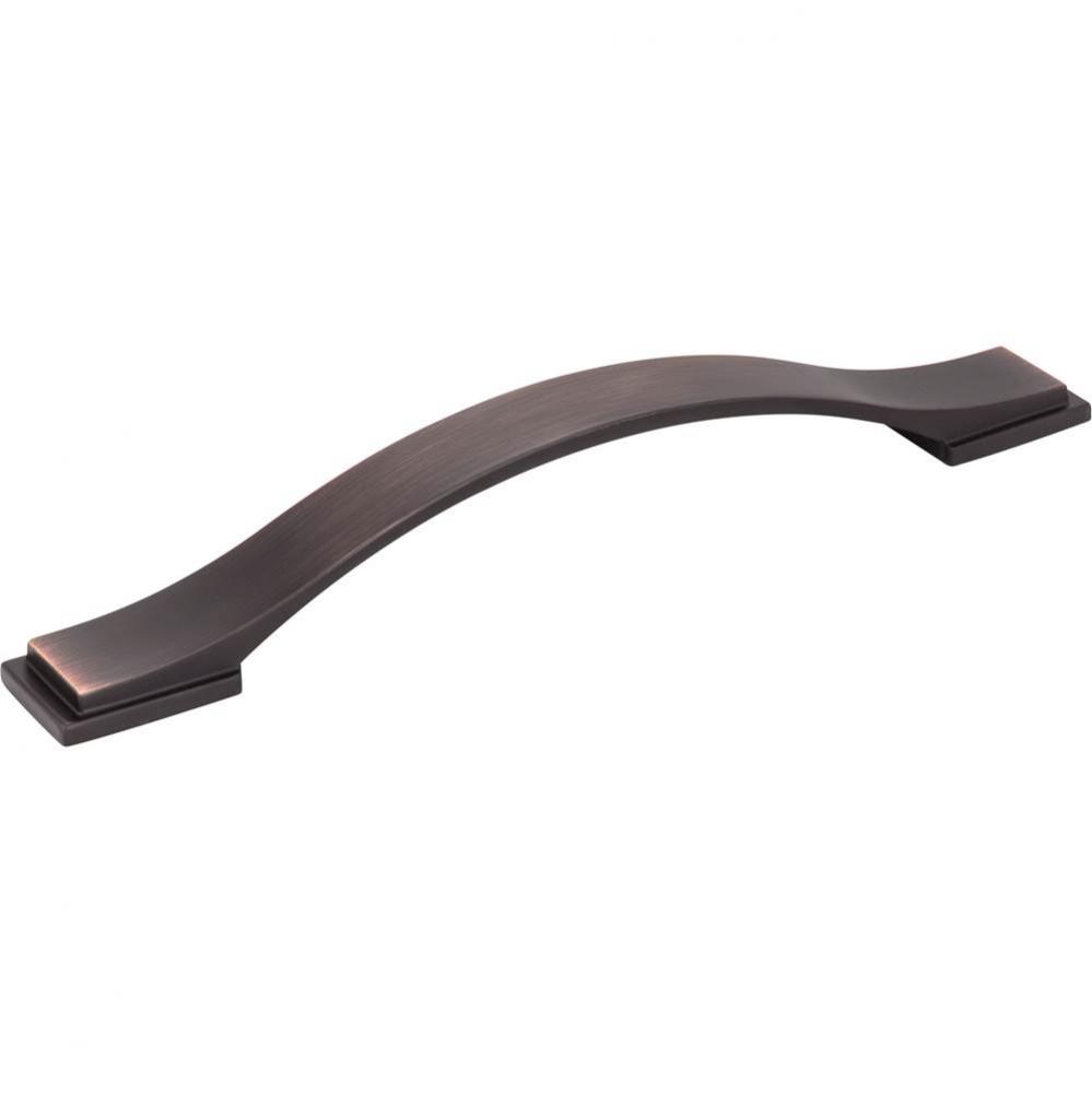 160 mm Center-to-Center Brushed Oil Rubbed Bronze Strap Mirada Cabinet Pull