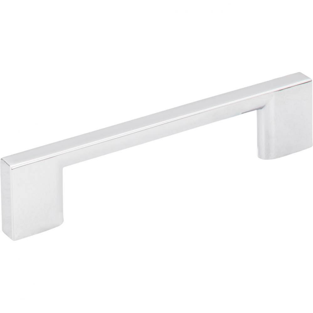 96 mm Center-to-Center Polished Chrome Square Sutton Cabinet Bar Pull