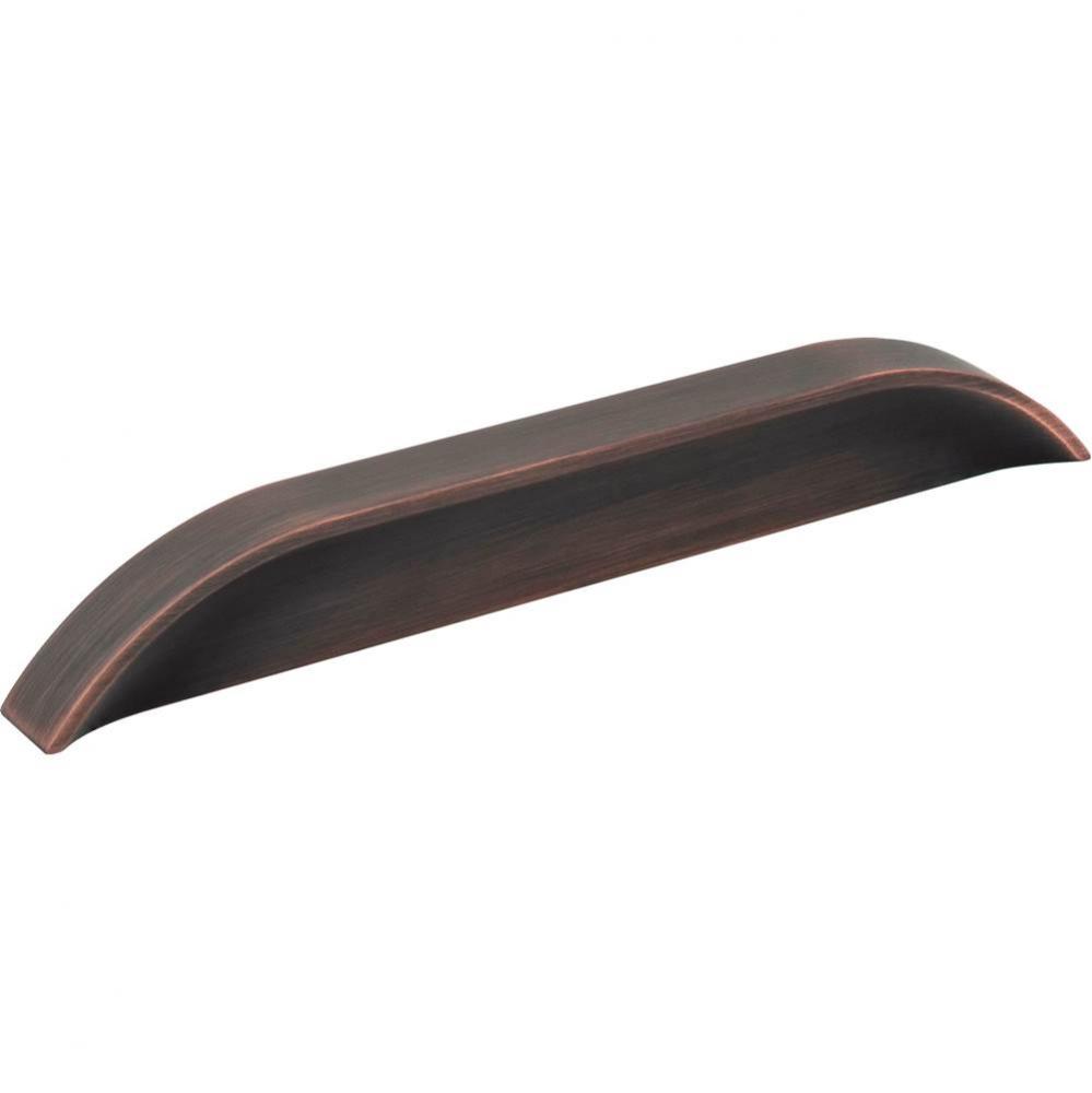 128 mm / 160 mm Center-to-Center Brushed Oil Rubbed Bronze Elara Cabinet Pinch Pull