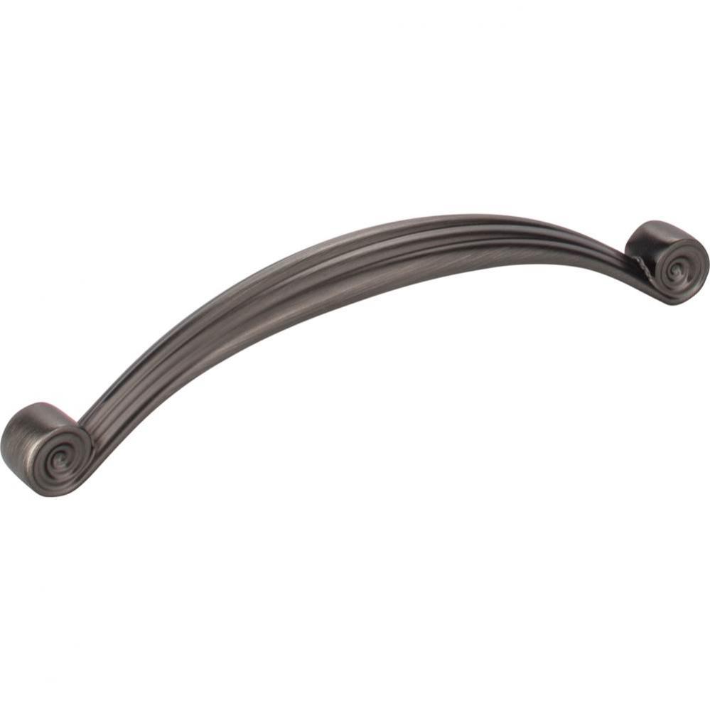 128 mm Center-to-Center Brushed Pewter Lille Cabinet Pull