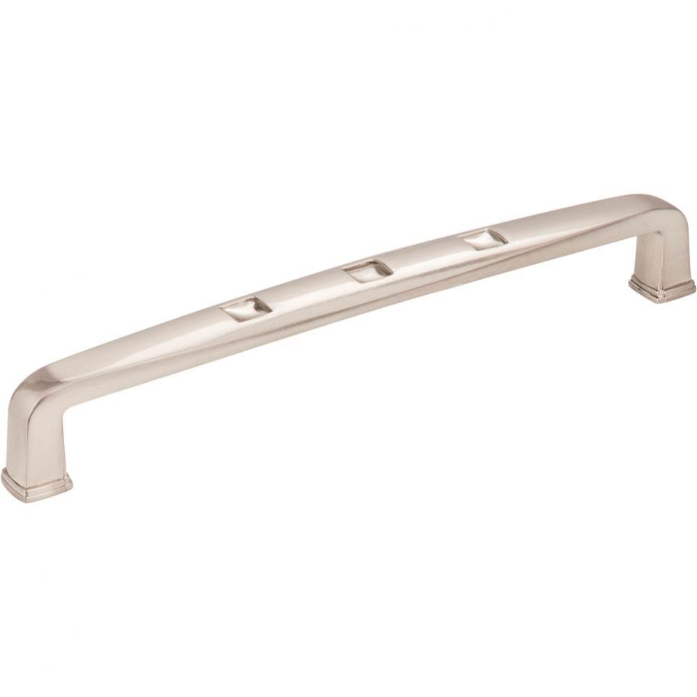 160 mm Center-to-Center Satin Nickel Square Modena Cabinet Pull