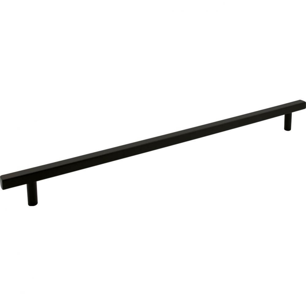 18'' Center-to-Center Matte Black Square Dominique Appliance Handle