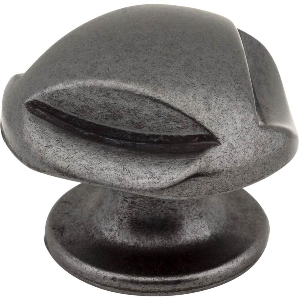 1-5/16'' Overall Length Gun Metal Chesapeake Cabinet Knob