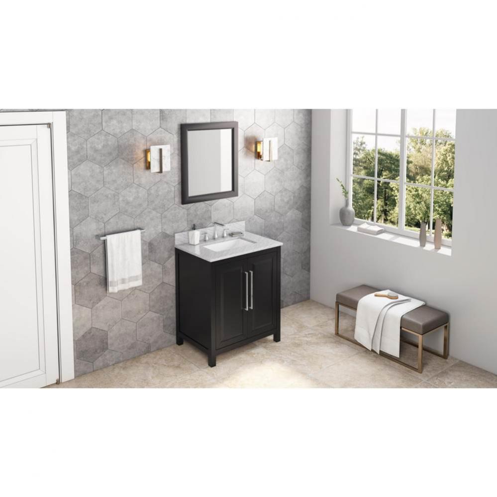 30'' Black Cade Vanity