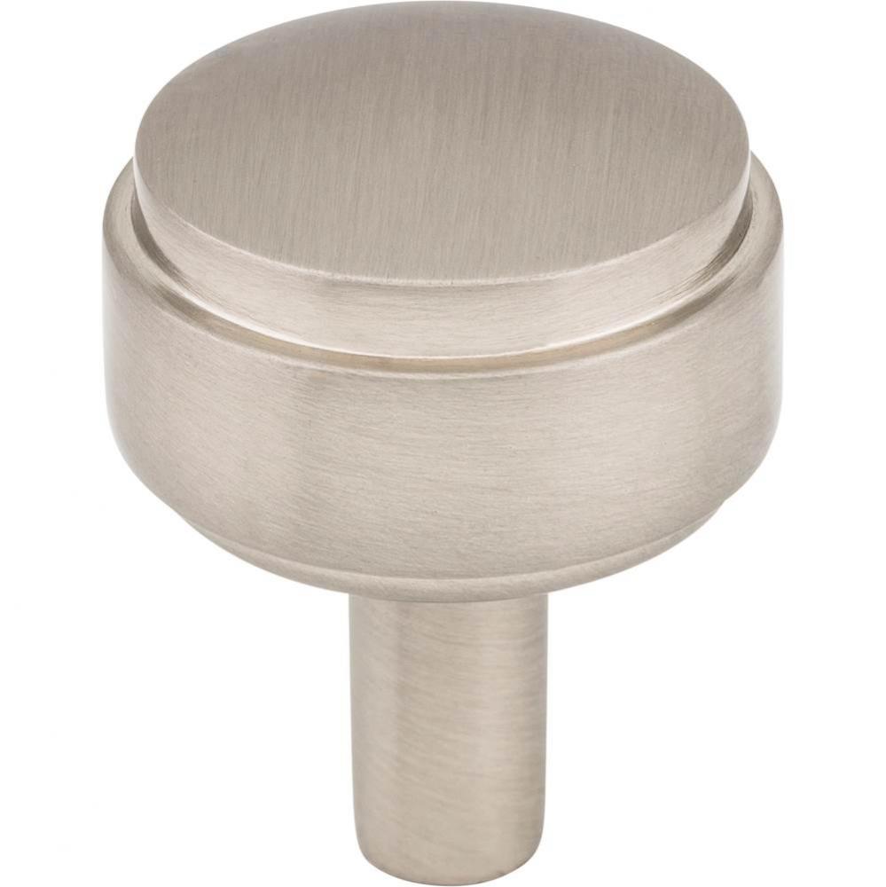 1-1/8'' Diameter Satin Nickel Hayworth Cabinet Knob