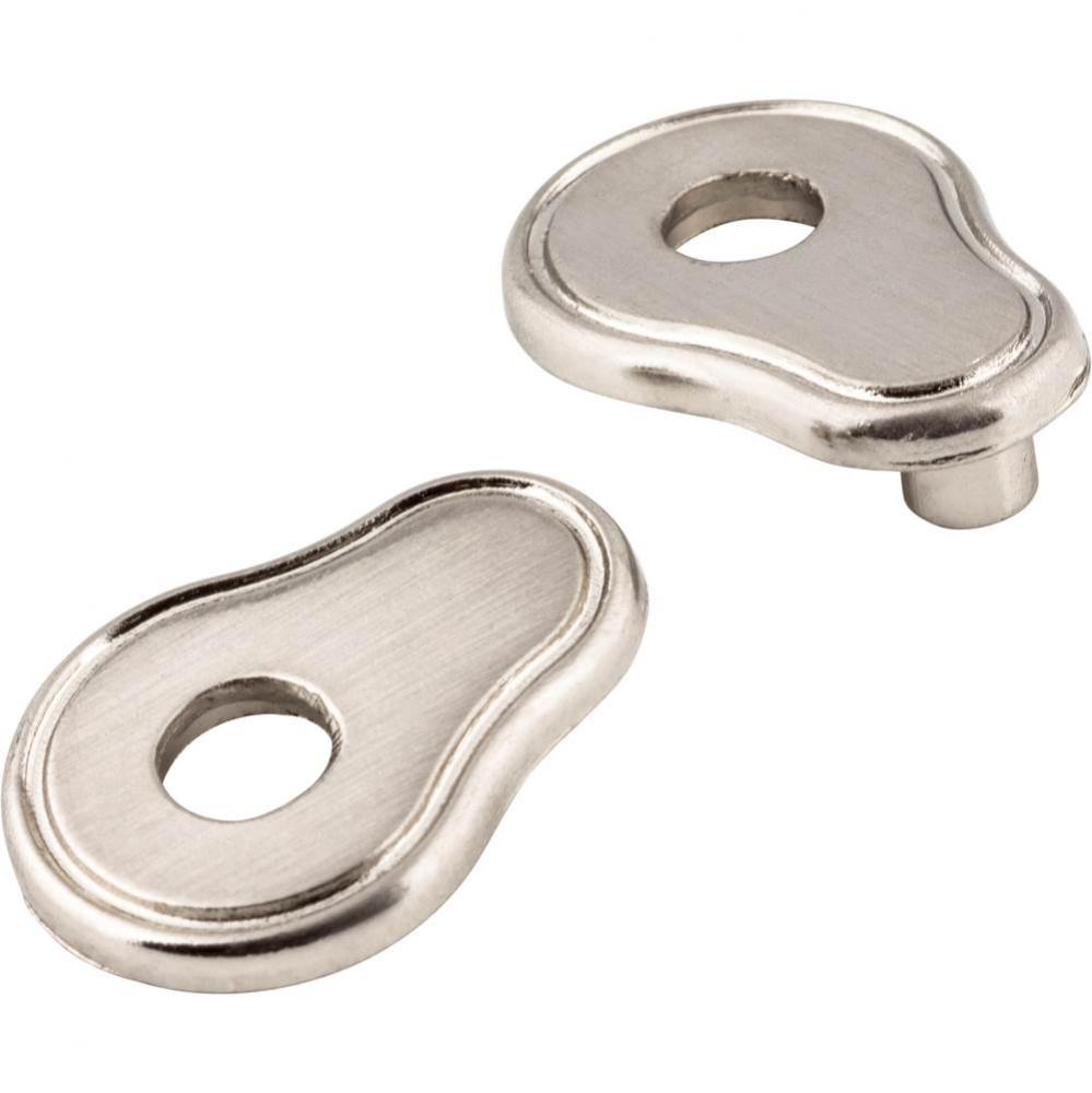 Satin Nickel Pull Escutcheons