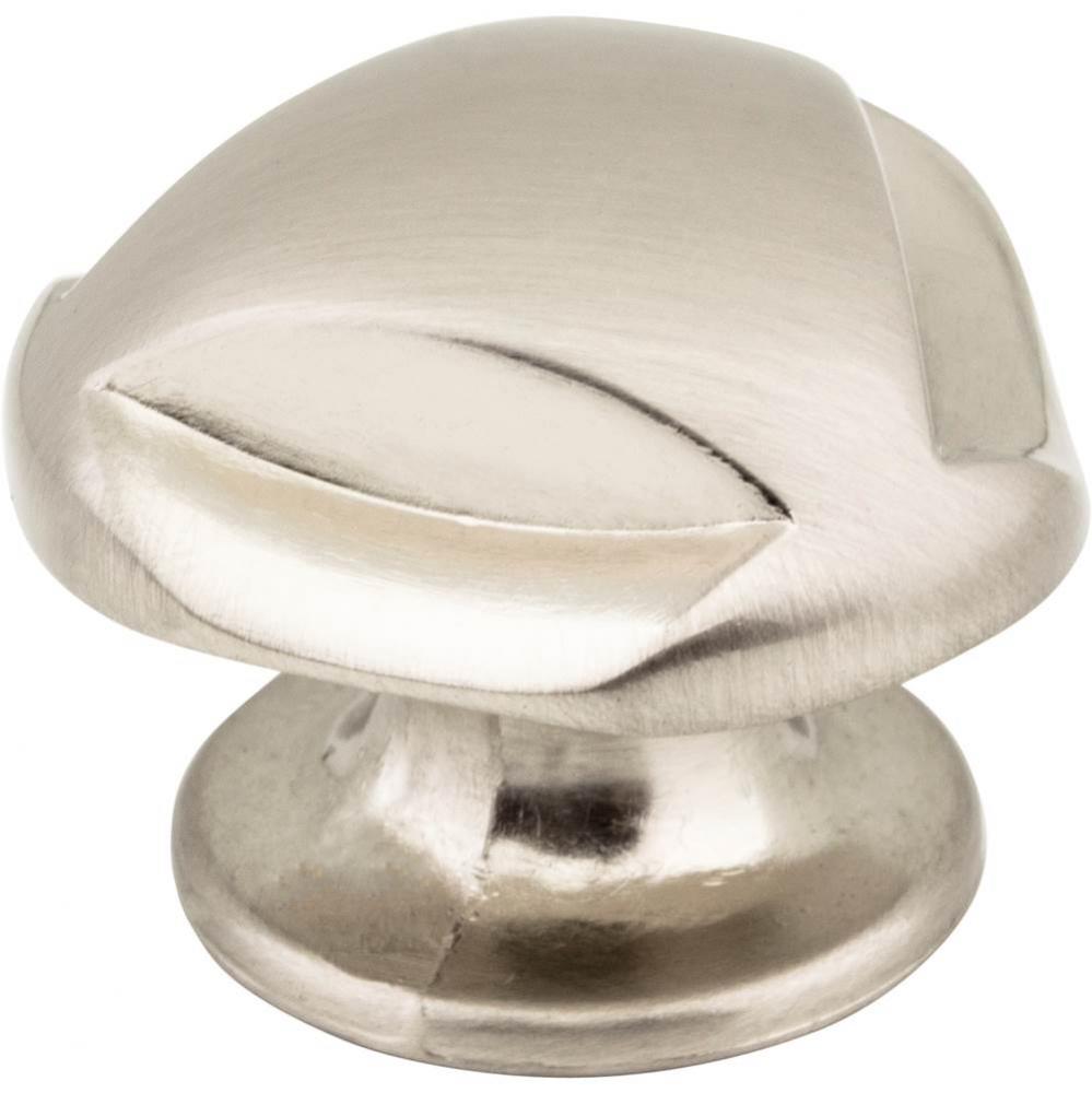 1-5/16'' Overall Length Satin Nickel Chesapeake Cabinet Knob