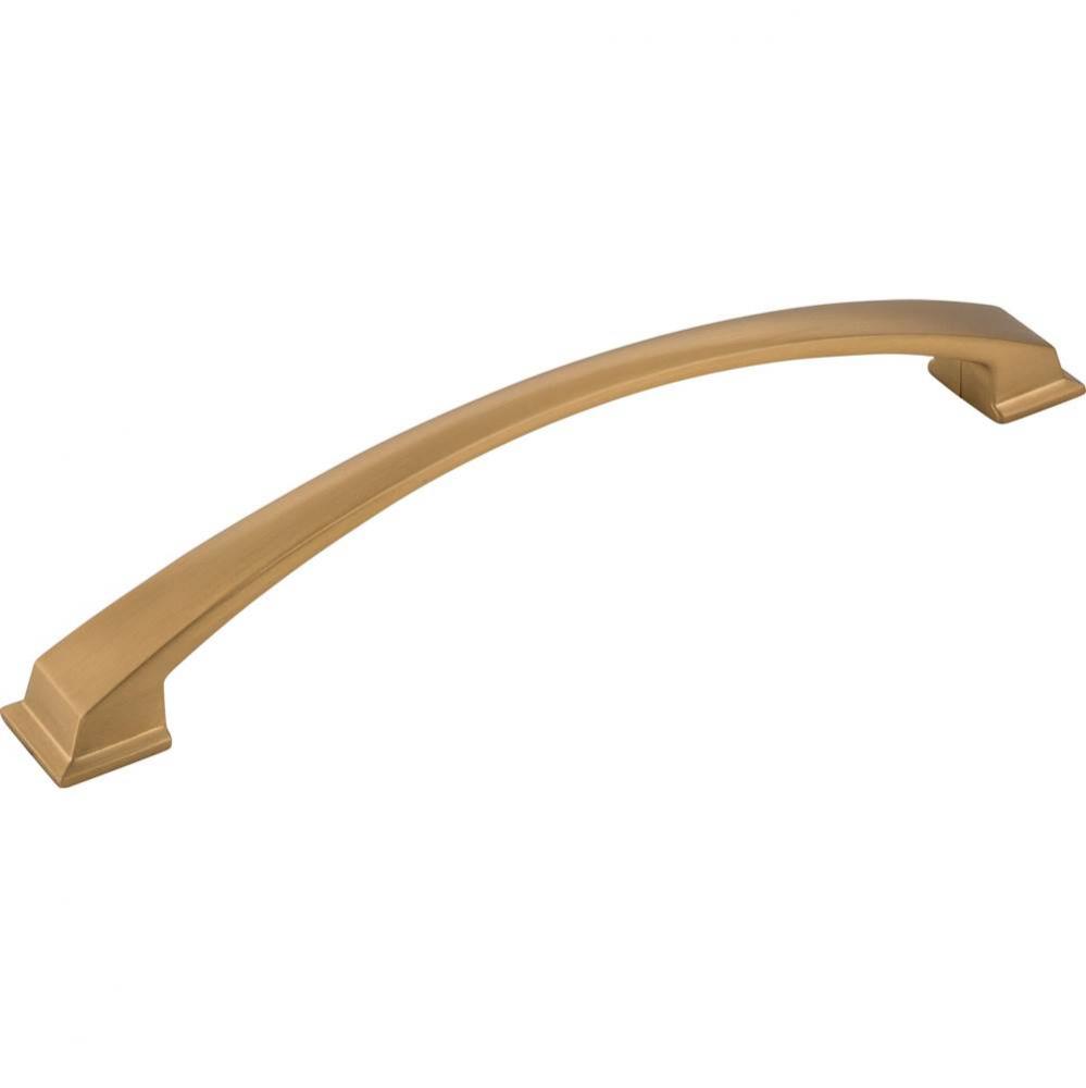 192 mm Center-to-Center Satin Bronze Arched Roman Cabinet Pull